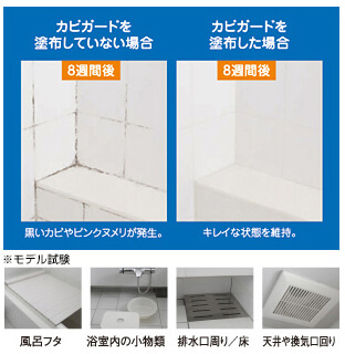 浴室全体をしっかりガード